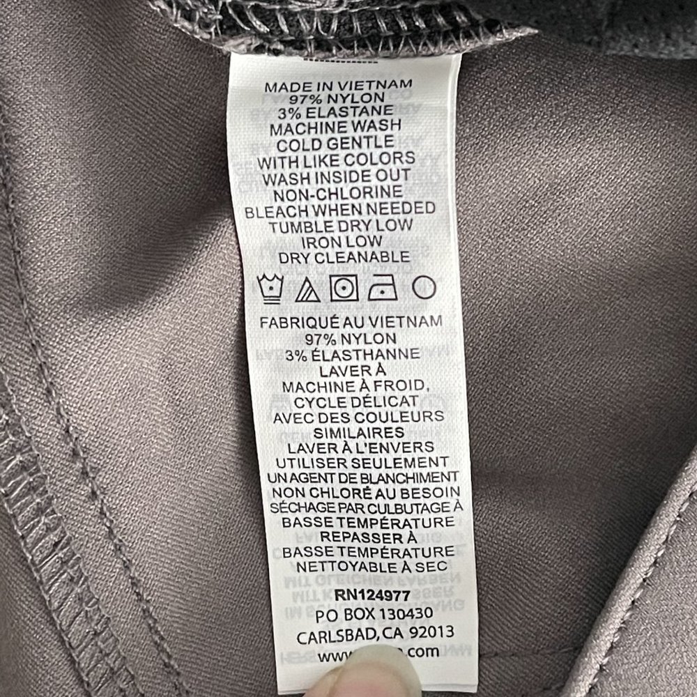 NWT prAna Briann Pant - Short Inseam 6 Moonrock Quick-Dry UPF 50+ - Picture 12 of 16